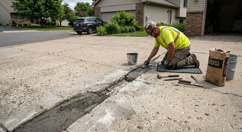 Driveway Curb Repair in West Des Moines, IA
