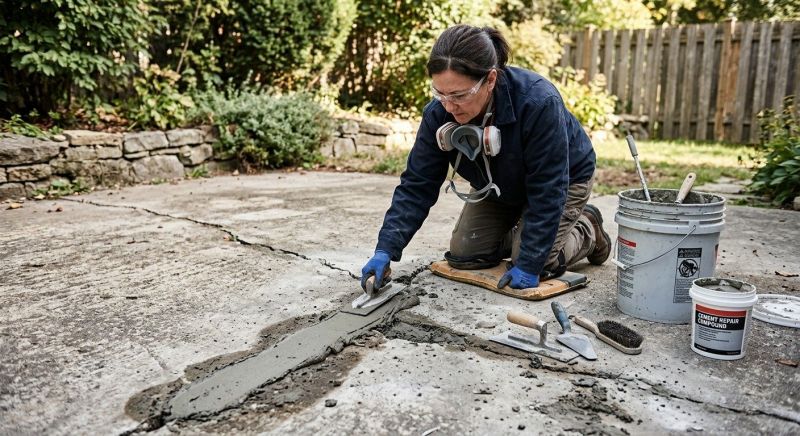 Porch Crack Repair in Miami Dade County, FL